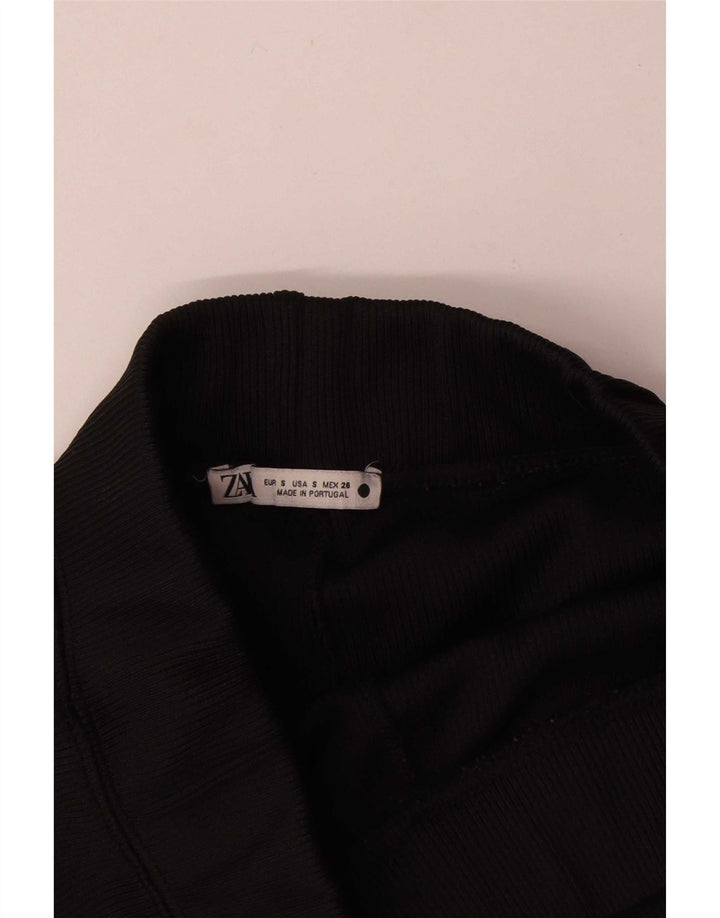 Pantaloncini sportivi Zara da donna UK 8 piccoli neri