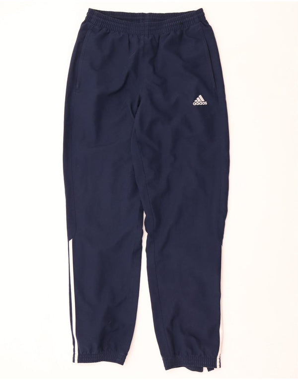 Pantaloni da tuta da uomo Adidas Joggers piccoli in poliestere blu navy