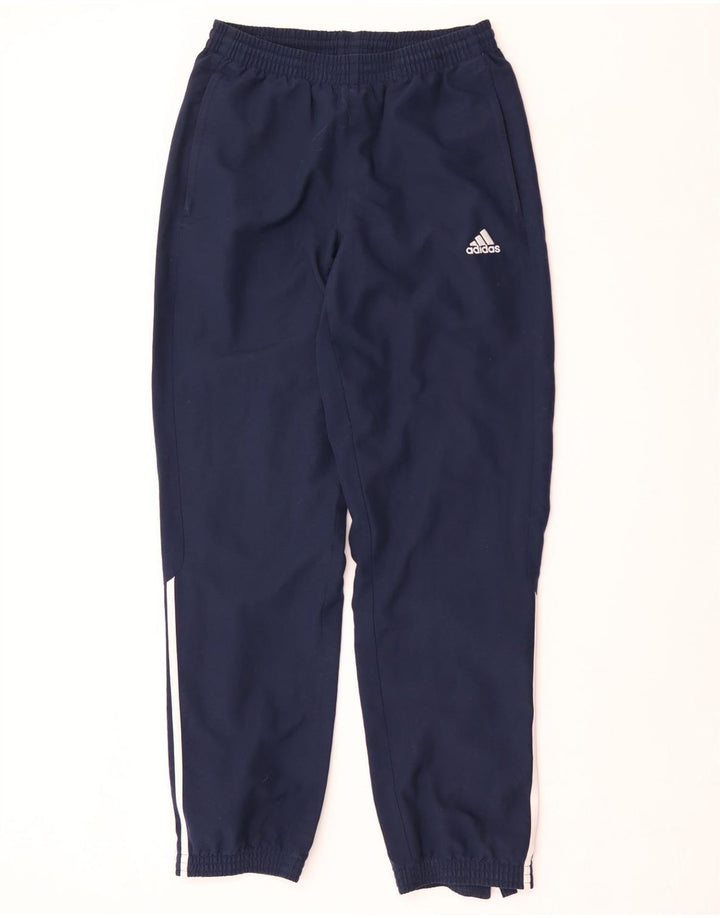 Pantaloni da tuta da uomo Adidas Joggers piccoli in poliestere blu navy