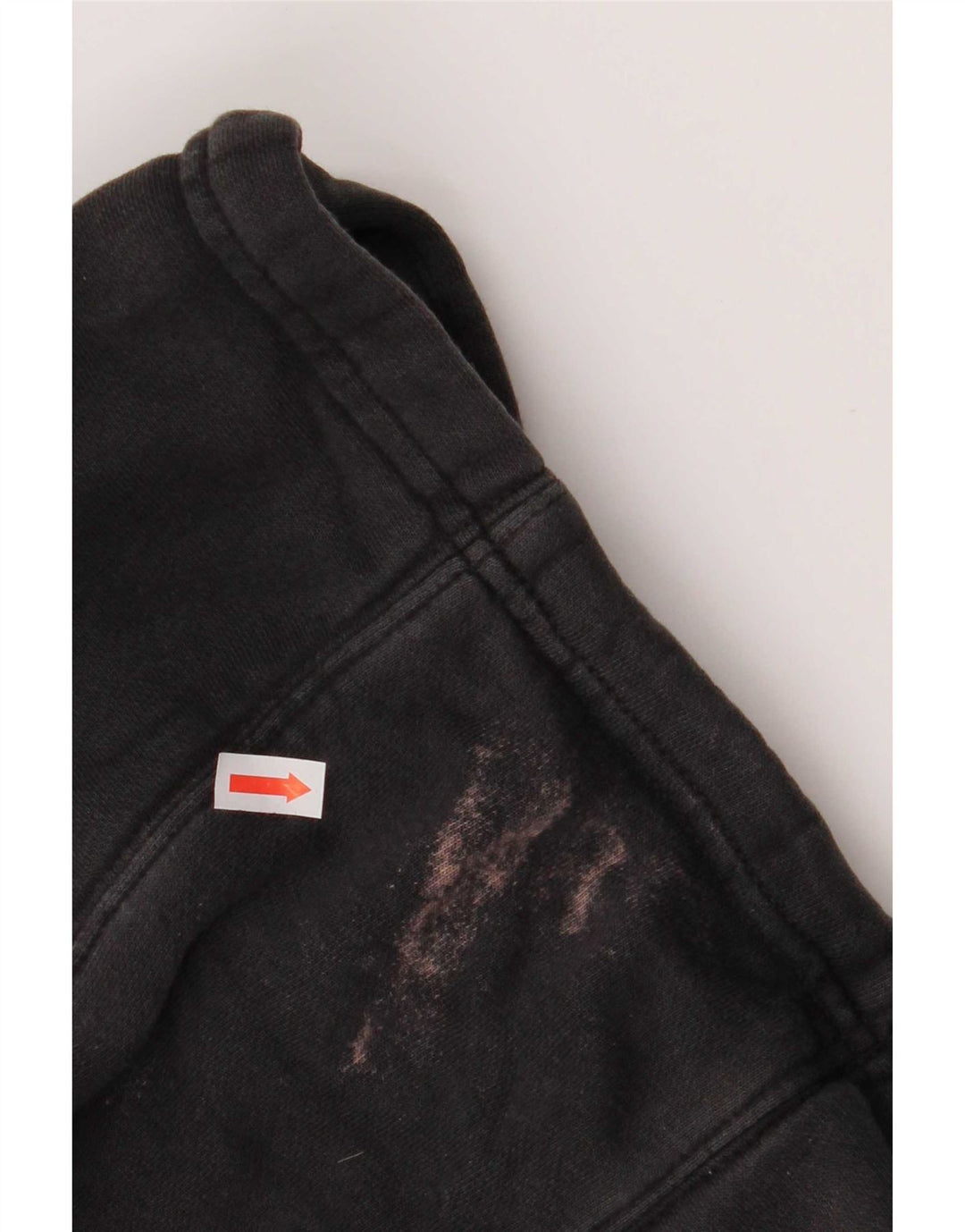 Felpa con cappuccio da uomo Nike, cotone medio nero