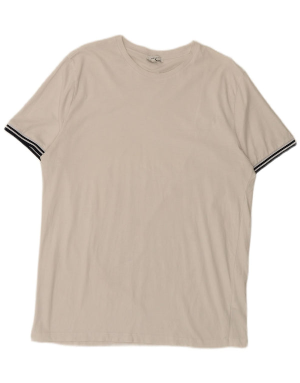 T-shirt da uomo Reiss Top XL in cotone bianco