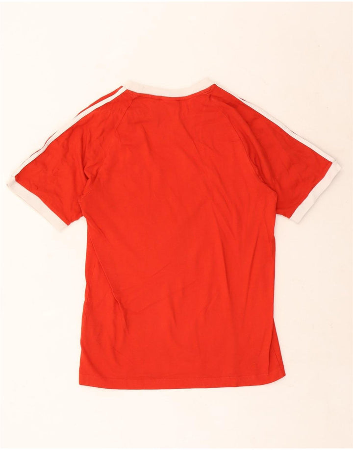 T-shirt Adidas da uomo Top Small rossa in cotone