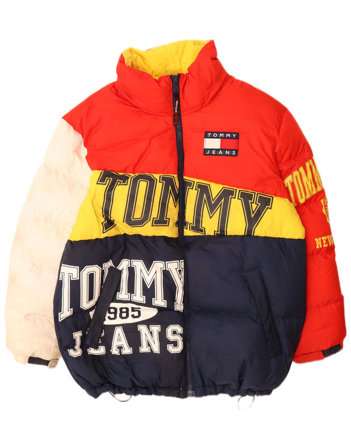 Giacca imbottita grafica da uomo Tommy Hilfiger UK 34 XS multicolore