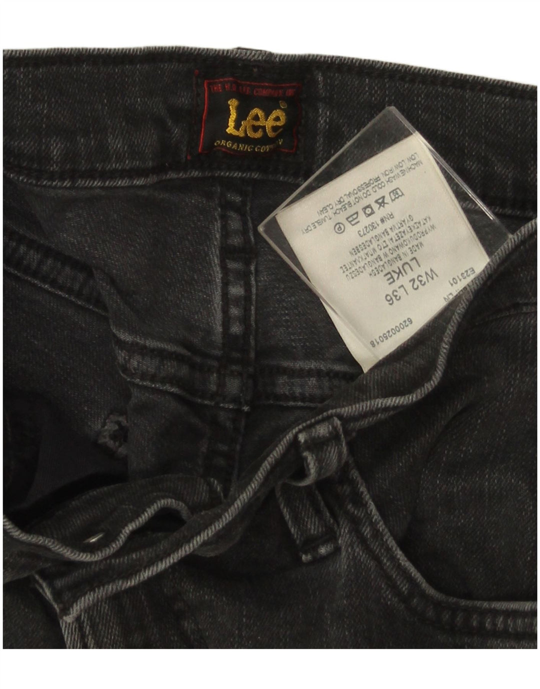 Jeans Lee Luke Slim da uomo W32 L36 cotone grigio