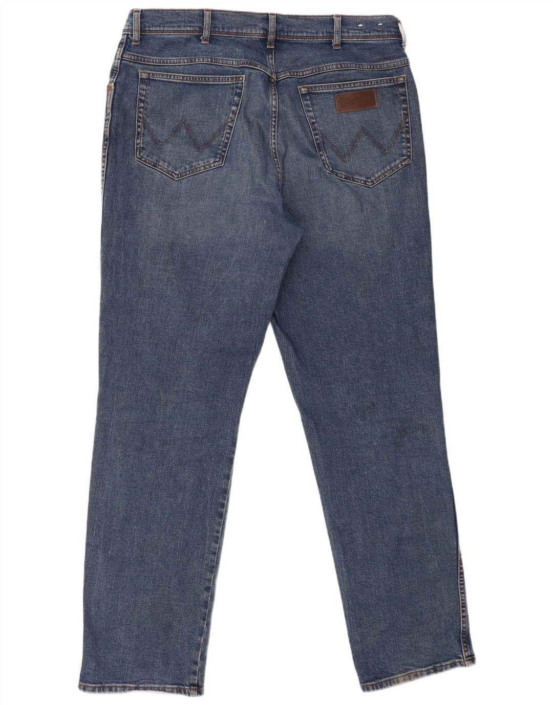 Jeans dritti da uomo Wrangler W40 L34 cotone blu