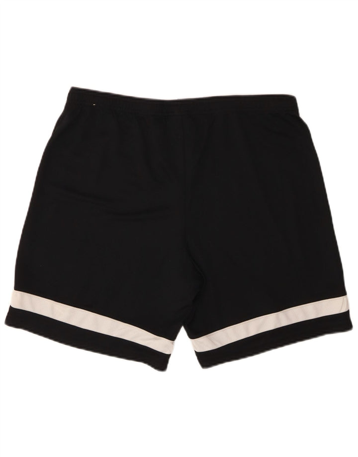 Pantaloncini sportivi Nike Dri Fit da uomo, grandi, in poliestere color block nero