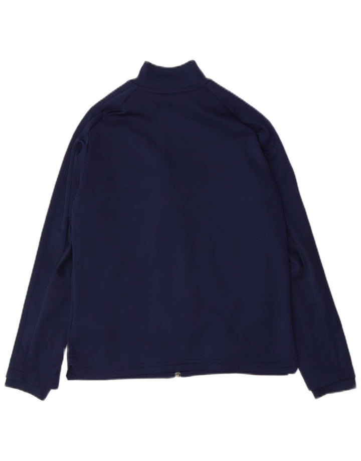 Giacca da tuta da ragazzo Adidas 11-12 anni in poliestere blu navy