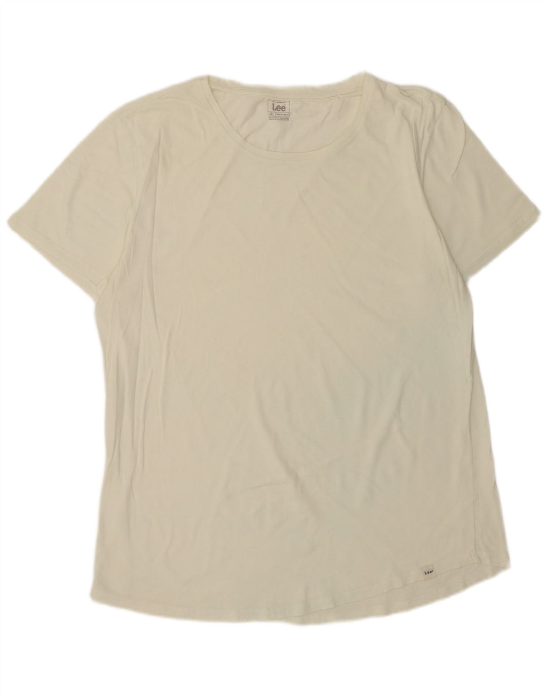 Maglietta lunga da uomo Lee Regular Fit 2XL Bianca