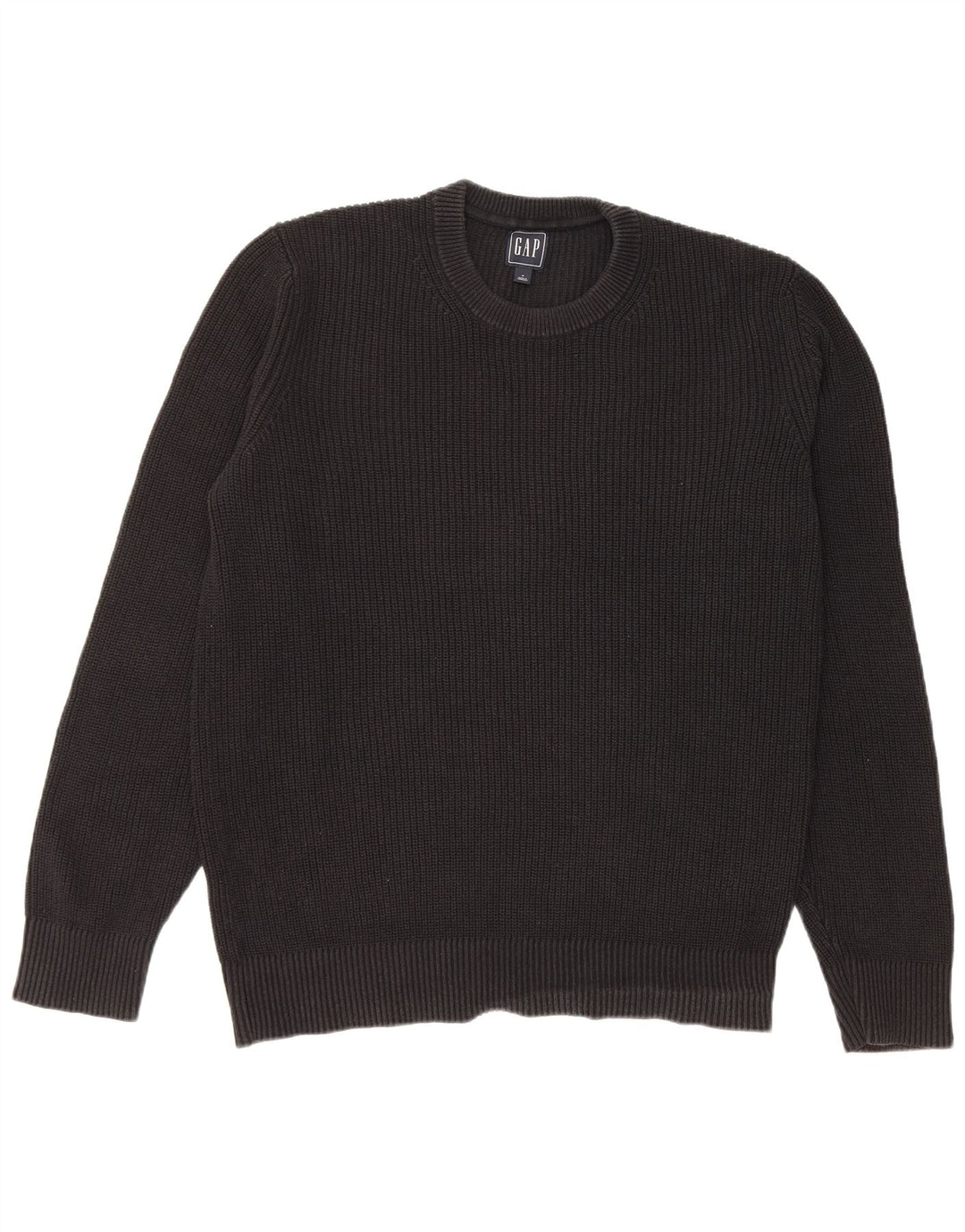 Maglione maglione girocollo da uomo Gap in cotone nero medio