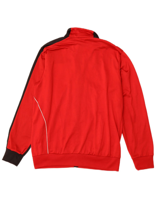 Giacca da tuta da uomo ADIDAS UK 40/42 Medium Red Colourblock Sports