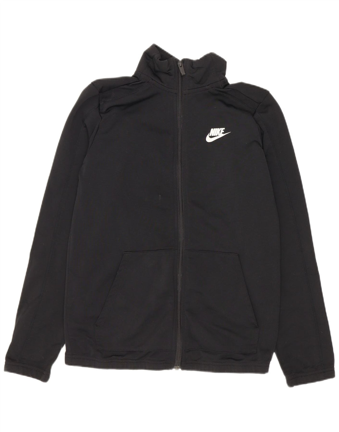 Giacca da tuta Nike da ragazzo, 12-13 anni, grande, nera, in poliestere