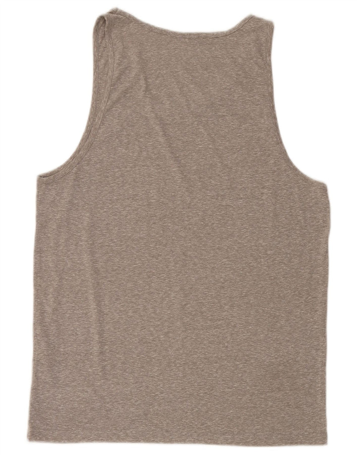 T-shirt da uomo Jack & Jones Top grande in poliestere chiazzato grigio