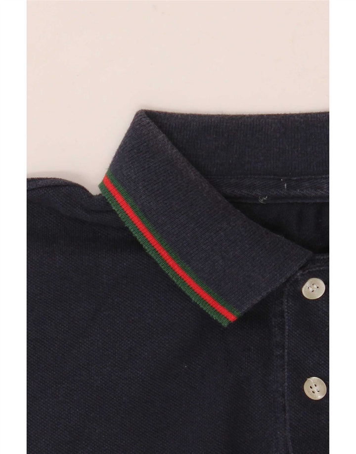 Polo da uomo Fred Perry in cotone blu navy medio