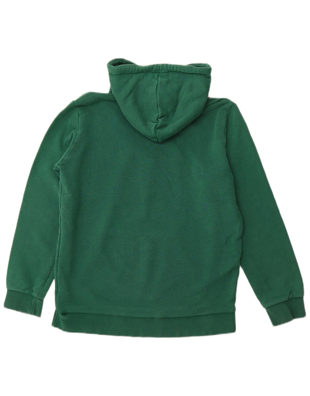 Maglione con cappuccio grafico da uomo ADIDAS in cotone verde medio