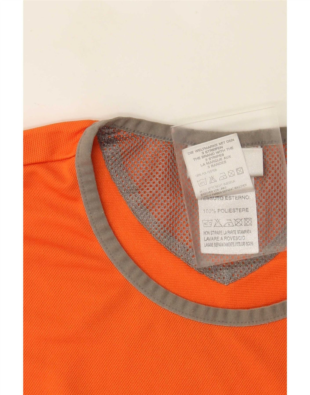 T-shirt da uomo Adidas Top Small arancione in poliestere