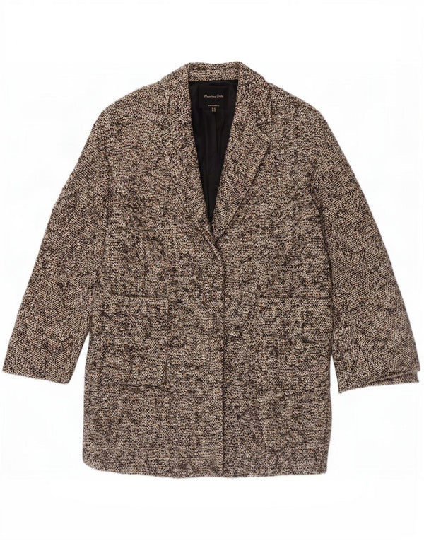 Soprabito da donna con maniche a 3/4 di Massimo Dutti EU 38 piccolo marrone screziato