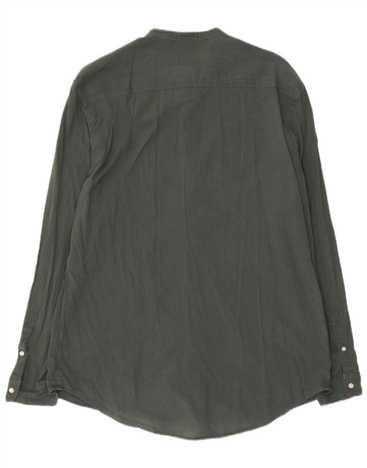 Camicia Zara da uomo XL in cotone kaki