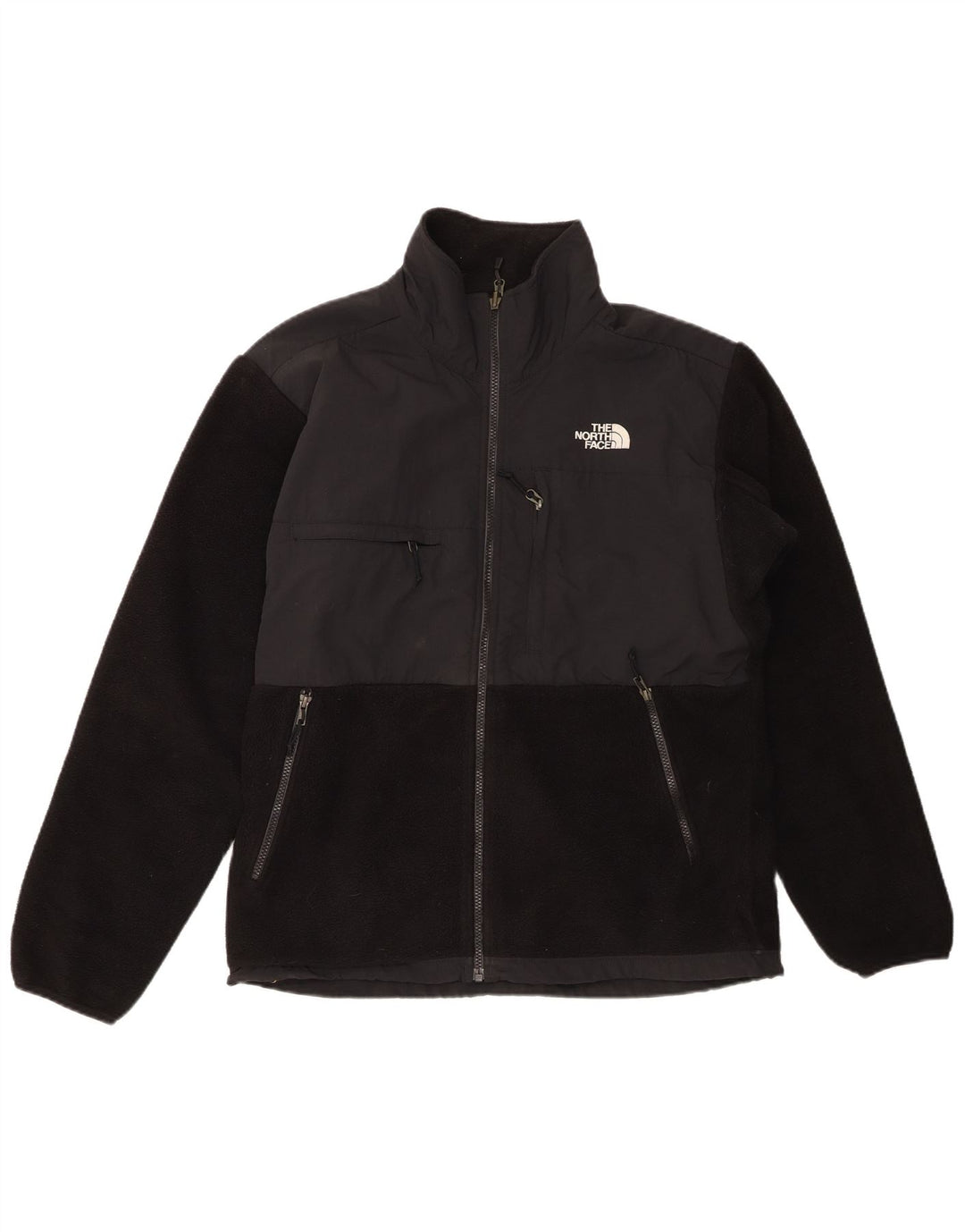 THE NORTH FACE Giacca in pile da uomo UK 38 Poliestere color block medio nero