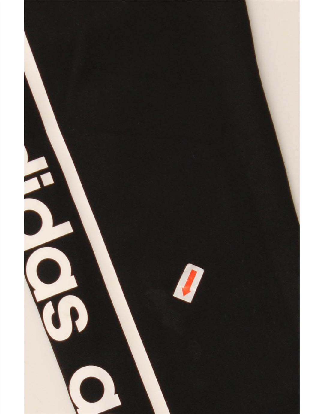 Felpa con cappuccio grafica oversize da donna Adidas UK 8/10 Small Poliestere nero