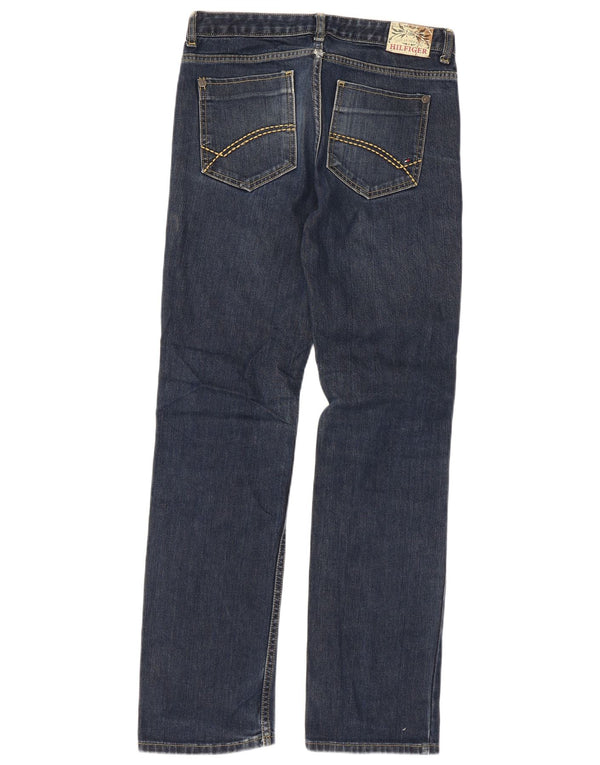 Tommy Hilfiger Ragazzi Jeans dritti 15-16 anni W30 L31 Blu Navy Cotone