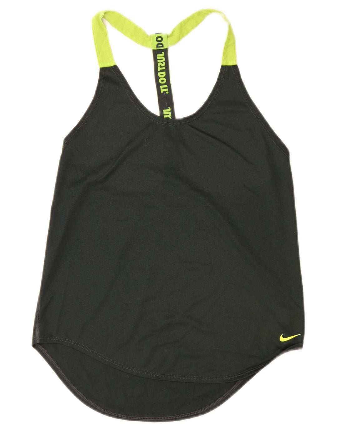 Canotta grafica Nike da donna UK 6 XS nera