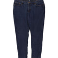 CHAPS Womens Slim Jeans US 18 2XL W36 L28 Navy Blue Cotton Vintage Chaps and Second-Hand Chaps from Messina Hembry 