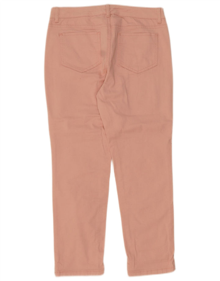 MONSOON Womens Cropped Jeans UK 12 Medium W32 L25 Pink Cotton