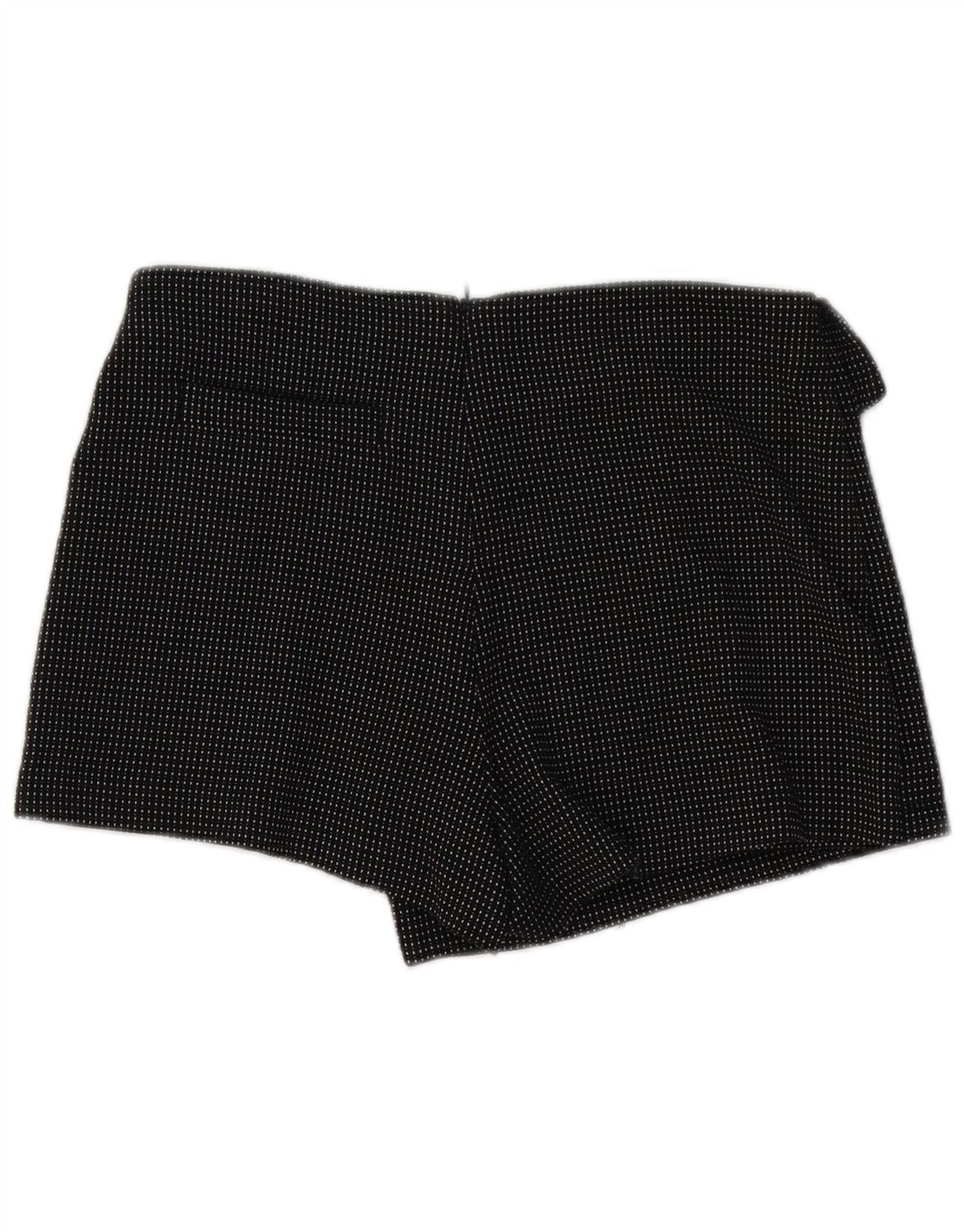 Gonna mini avvolgente da donna Zara media W30 nera geometrica