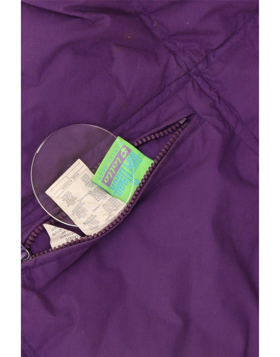 Gilet imbottito reversibile da uomo Lotto UK 40 Large Viola Poliestere