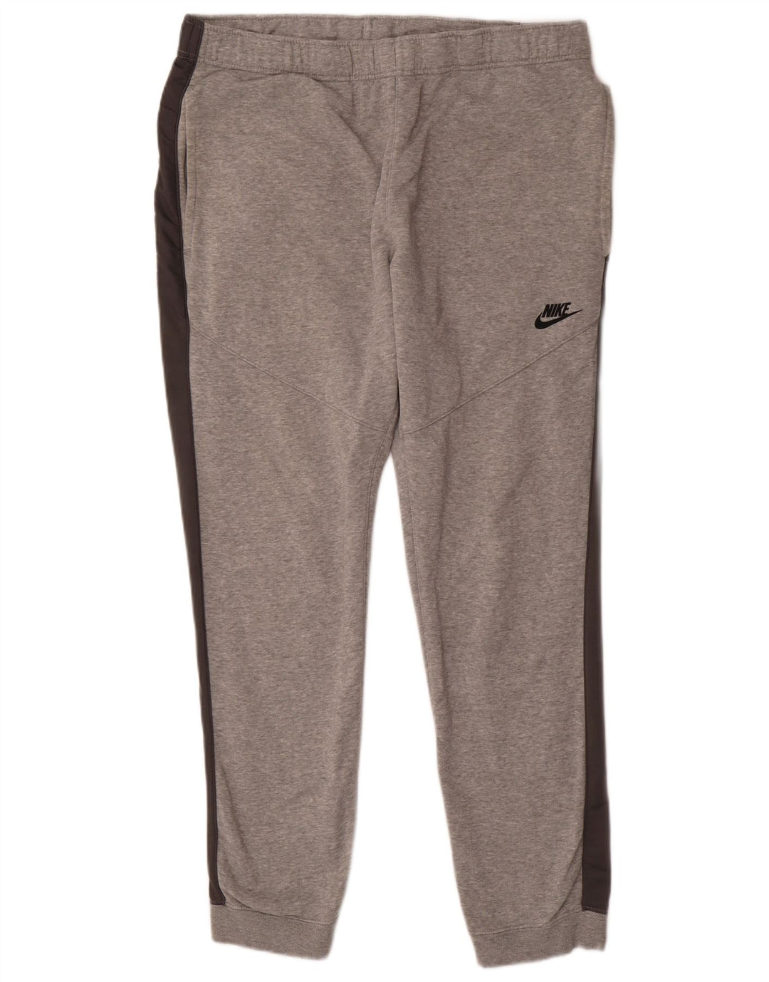 Pantaloni da tuta da uomo NIKE Joggers Large in cotone color block grigio
