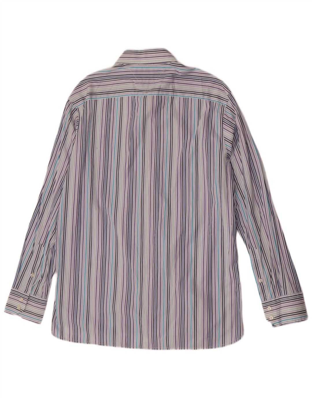 Camicia da uomo Tommy Hilfiger grande cotone a righe blu