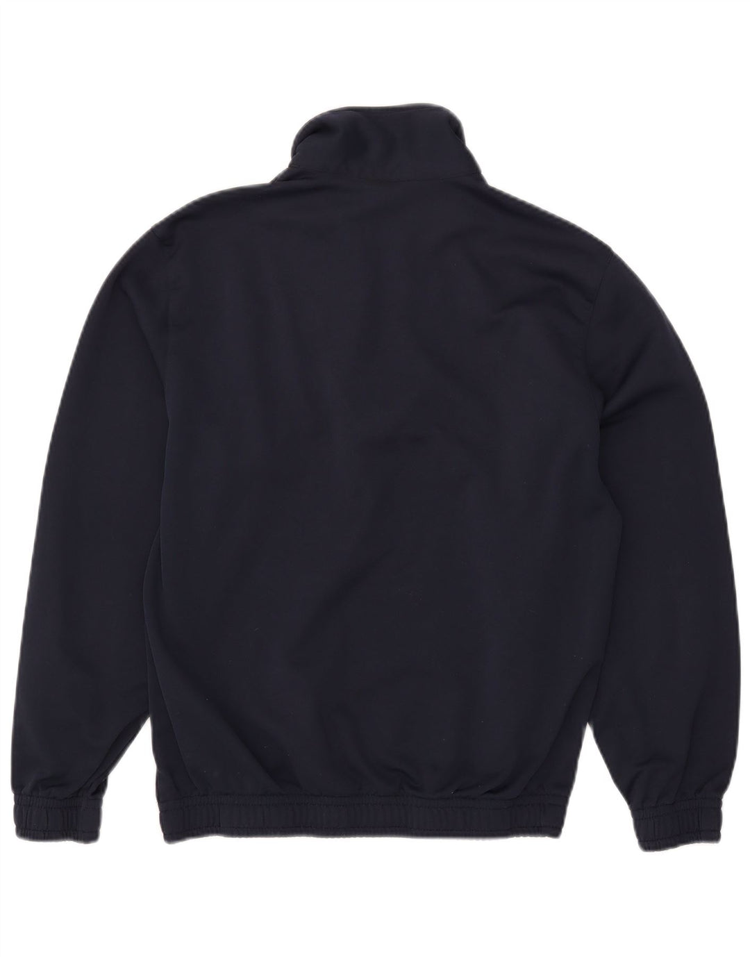 Felpa da uomo con collo con zip Lotto, maglione medio, blu navy