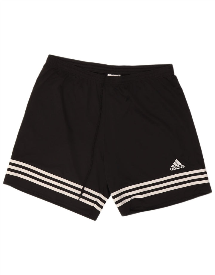 Pantaloncini sportivi da uomo Adidas XL Sport in poliestere a righe nere
