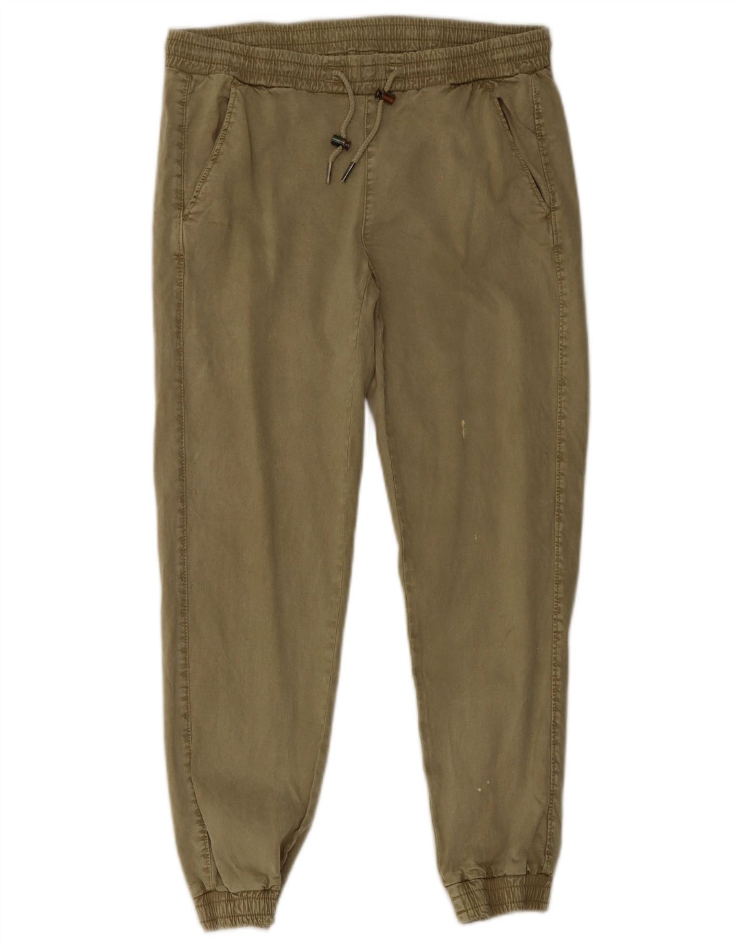 Pantaloni da jogging da donna Zara piccoli W26 L26 Lyocell kaki