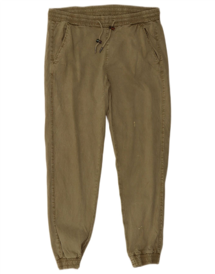 Pantaloni da jogging da donna Zara piccoli W26 L26 Lyocell kaki