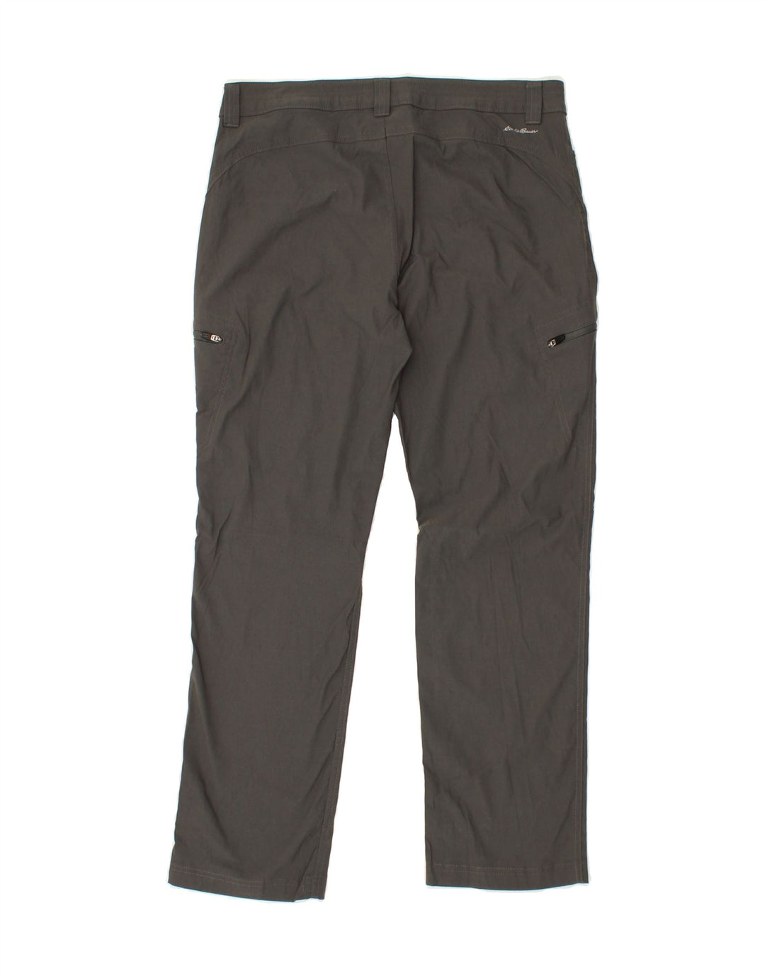 EDDIE BAUER Womens Straight Cargo Trousers US 10 Large W32 L28 Grey Nylon Vintage Eddie Bauer and Second-Hand Eddie Bauer from Messina Hembry 