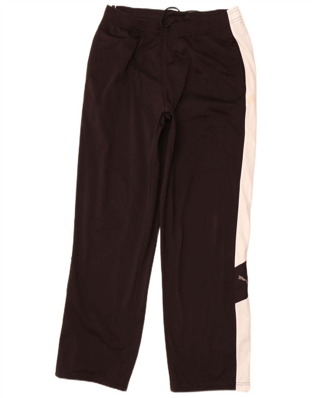 Pantaloni da tuta da uomo PUMA grandi in poliestere color block nero