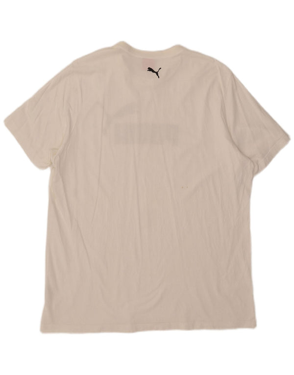 Maglietta grafica da uomo Puma Top 2XL Bianca