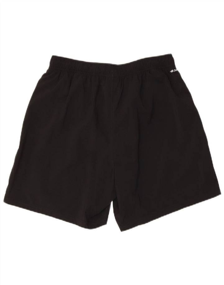 Pantaloncini sportivi da uomo New Balance medio nero in poliestere