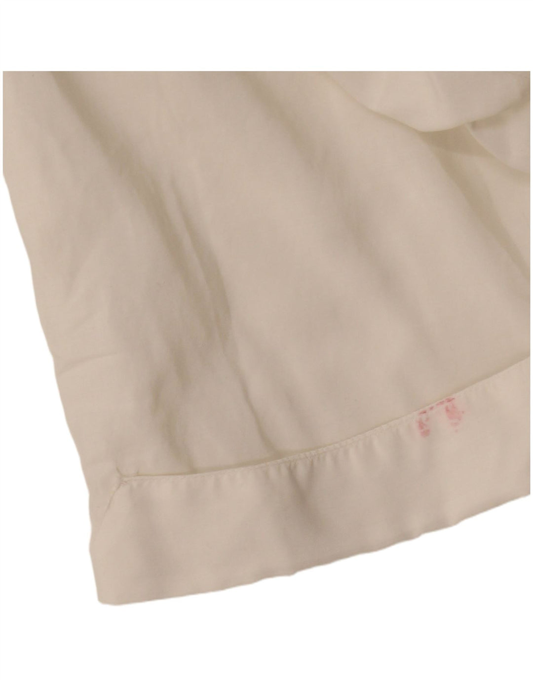 Camicetta camicia a maniche corte da donna vintage UK 18 XL bianca