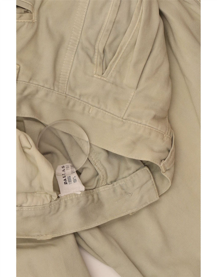 Pantaloni casual con pegging da uomo Dallas W34 L29 cotone verde