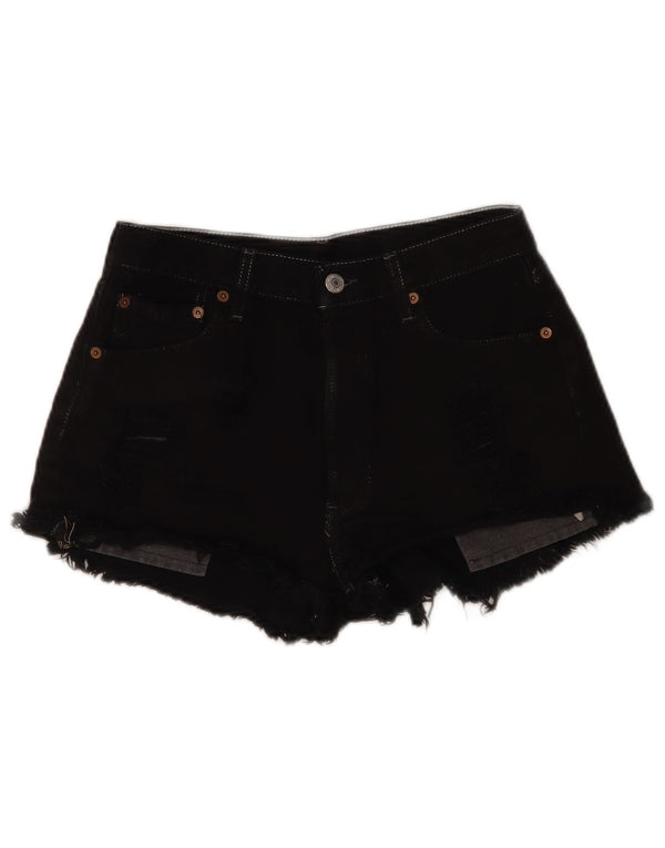 Pantaloncini di jeans da donna Levi's W28 medi neri