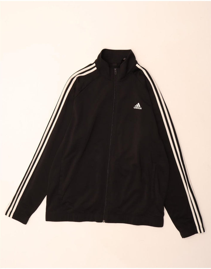 Giacca da tuta da uomo Adidas UK 48/50 XL poliestere nero