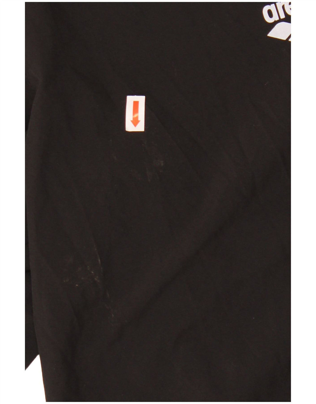 Pantaloncini da bagno grafici da uomo Arena grandi neri