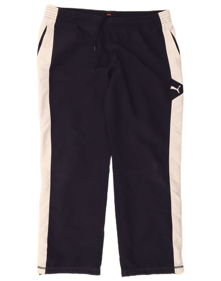 Pantaloni da tuta da uomo Puma Large Blu Navy Colorblock