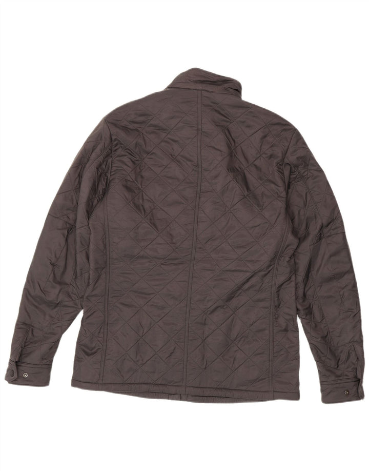 Giacca trapuntata da uomo Barbour UK 40 Large in poliammide grigia