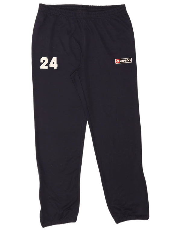 Pantaloni da tuta con grafica da uomo Lotto Joggers UK 42/44 XL Blu navy