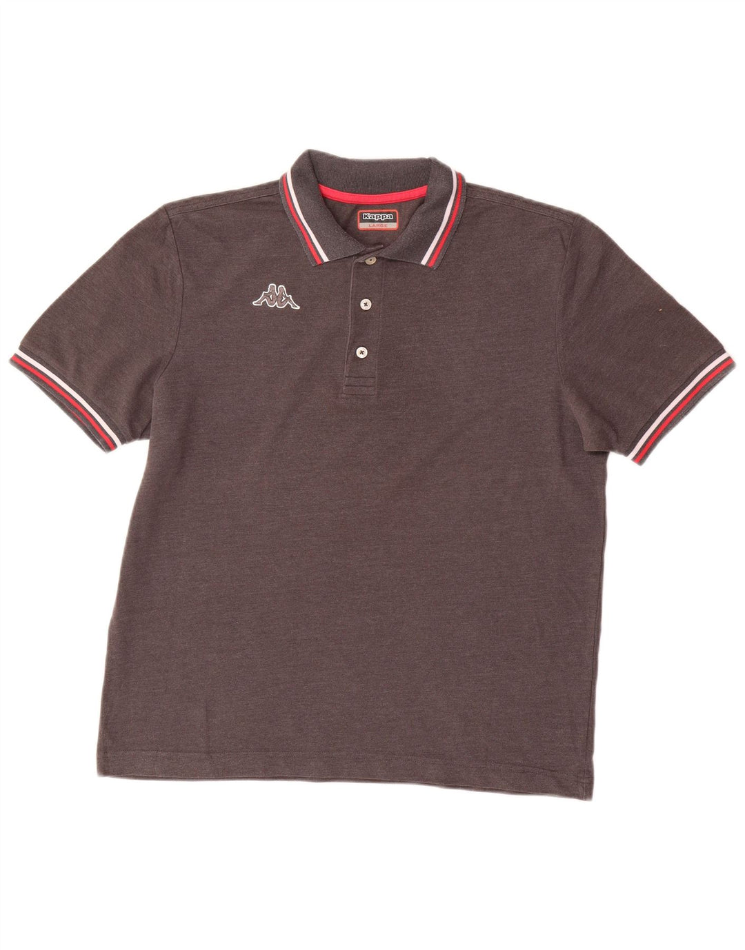KAPPA Mens Polo Shirt Large Grey