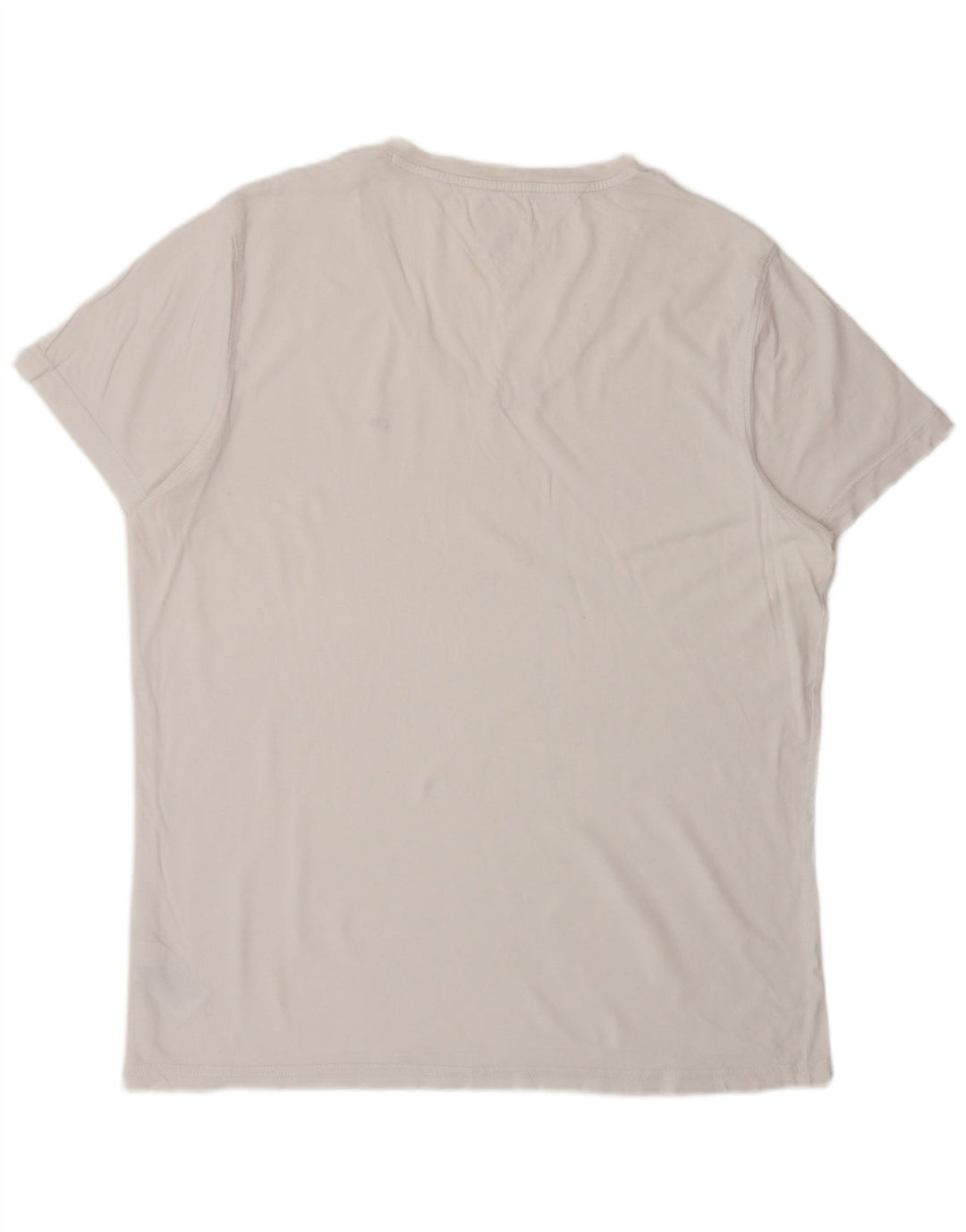 TOMMY HILFIGER T-shirt da uomo Top 2XL cotone bianco