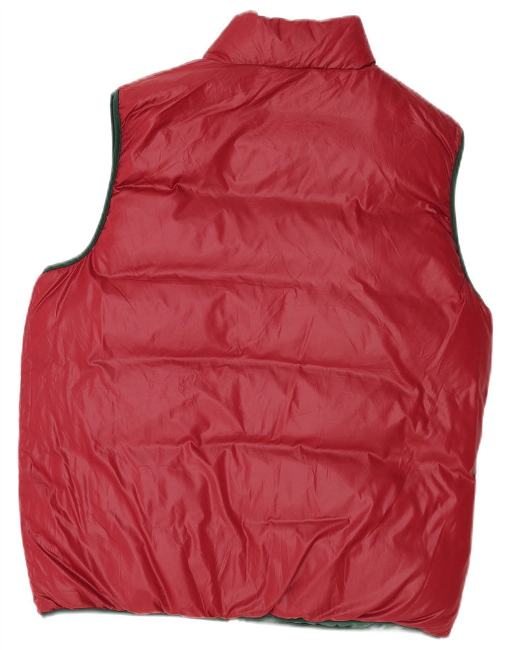 Gilet imbottito reversibile da uomo North Sails UK 38 verde medio in poliammide